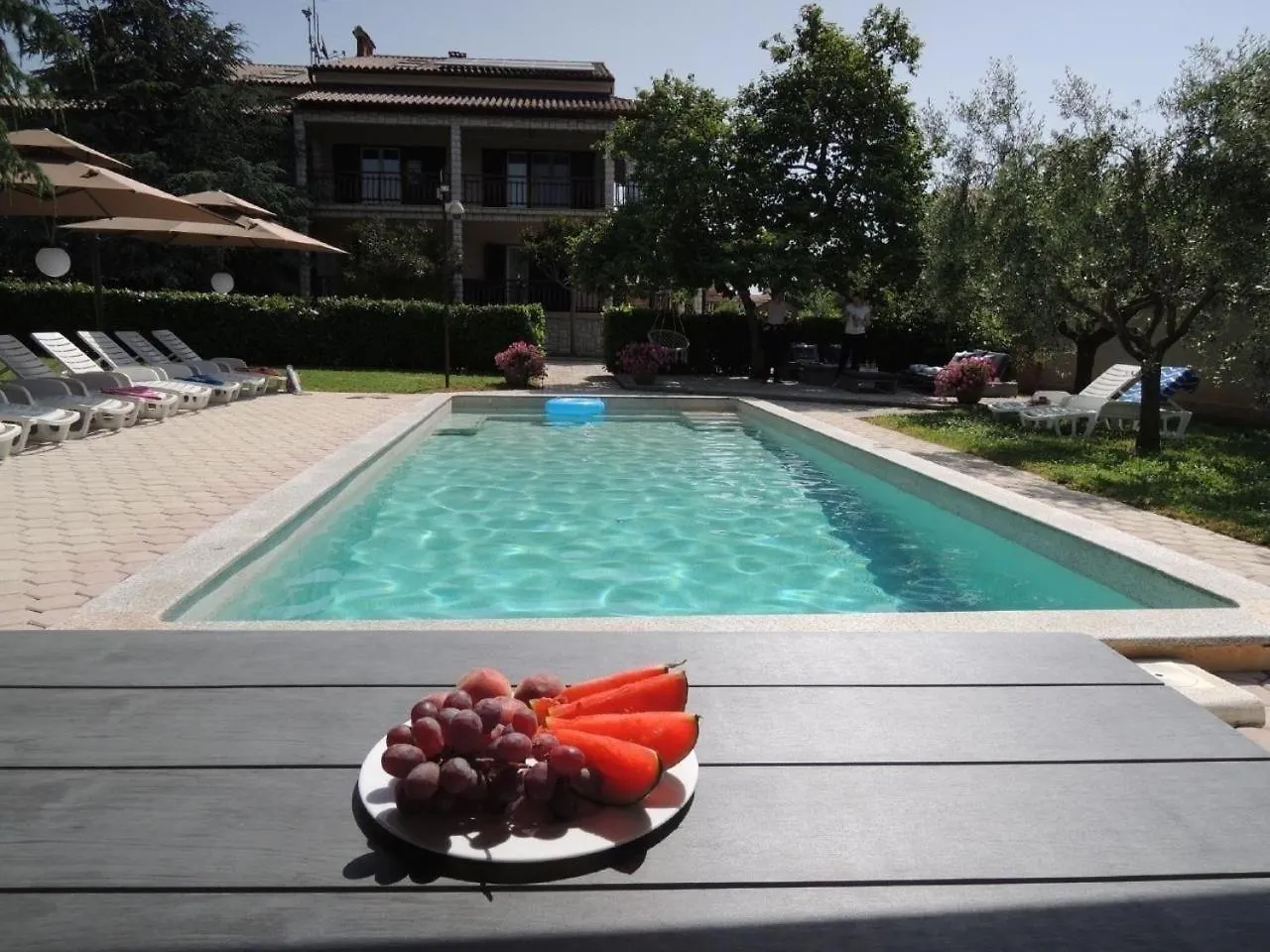 Residence Lorena Ferienhaus Mit Salzwasser-Pool Und Garten In Porec Holiday home